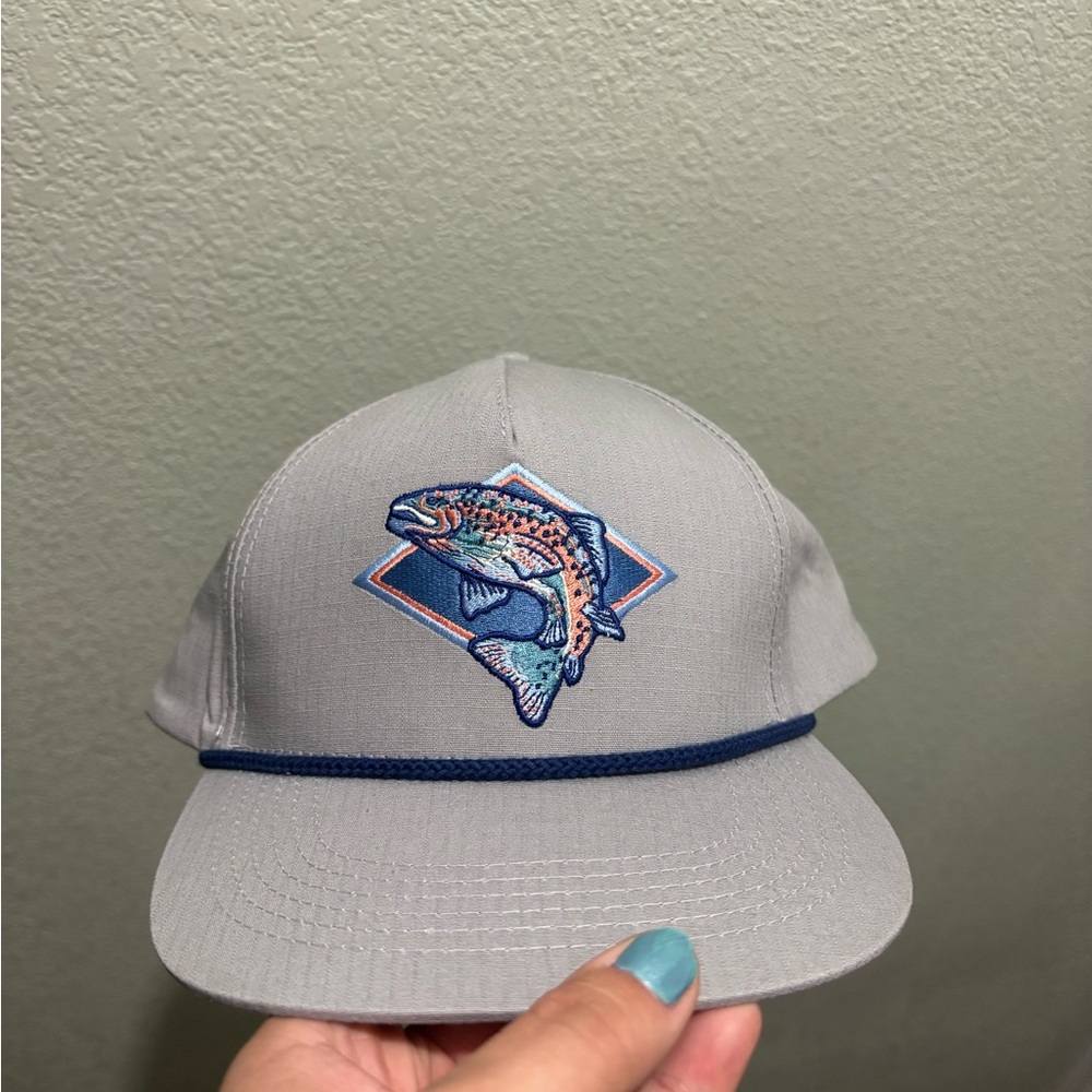 BURLEBO Gray Cap with Logo Patch
